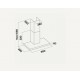 Cappa da cucina a parete 90 cm | portata motore 800 m3/h - Classe efficienza energetica A + | Falmec