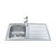 Smeg LEH861D lavello da incasso 1 vasca + gocciol dx