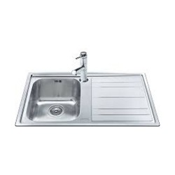 Smeg LEH861D lavello da incasso 1 vasca + gocciol dx