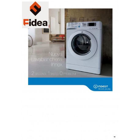 Indesit catalogo lavatrici