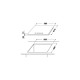 Indesit piano cottura TH642IX 60 cm 4 fuochi