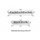 Piano cottura incasso 90 cm Ilve Tradition H906C