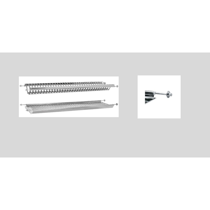 Scolapiatti da pensile in acciaio inox I800430CB86